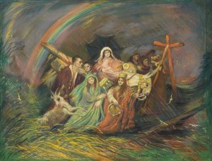Gipsies by Henri De Groux Oil Painting