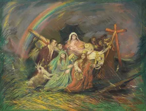 Gipsies by Henri De Groux Oil Painting