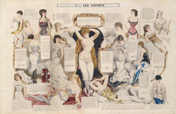 Etudes sur les femmes  by Henri De Montaut - Hand-Painted Oil Painting Reproduction
