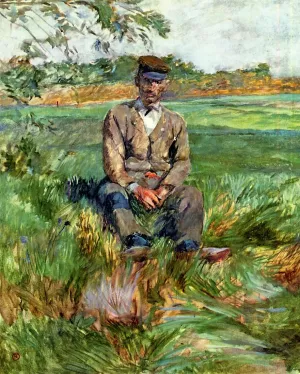 A Laborer at Celeyran painting by Henri De Toulouse-Lautrec