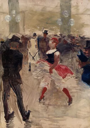 A l'Elysee-Montmartre by Henri De Toulouse-Lautrec - Oil Painting Reproduction