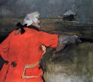 Admiral Viaud painting by Henri De Toulouse-Lautrec