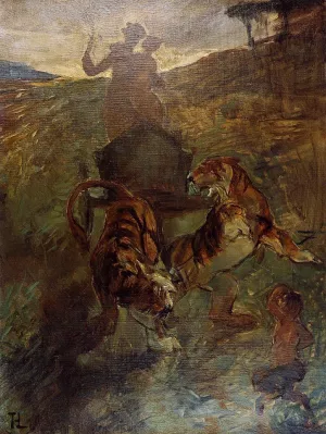 Allegory: Springtime of Life Oil painting by Henri De Toulouse-Lautrec