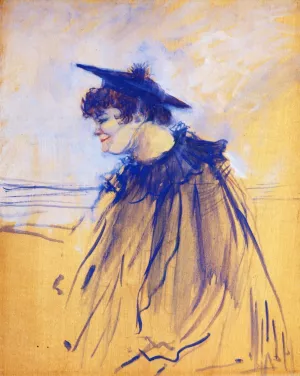 At 'Star', Le Havre (also known as Miss Dolly, English Singer) by Henri De Toulouse-Lautrec - Oil Painting Reproduction