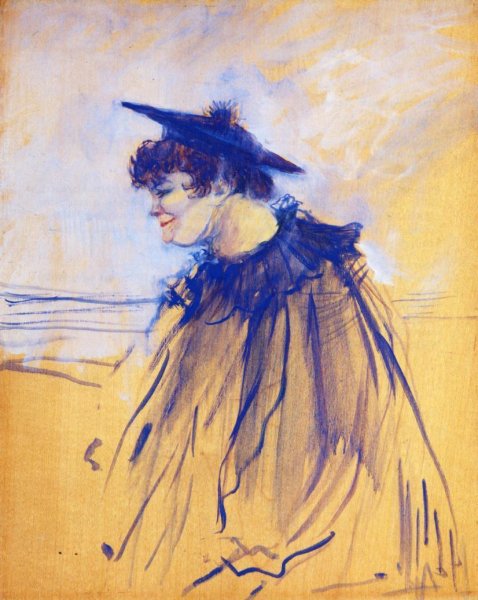 At 'Star', Le Havre (also known as Miss Dolly, English Singer) by Henri De Toulouse-Lautrec - Hand-Painted Oil Painting Reproduction