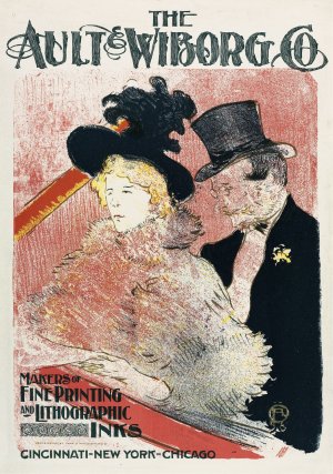 Ault and Wiborg, Ad. 105 by Henri De Toulouse-Lautrec Oil Painting