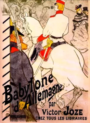 Babylon German by Henri De Toulouse-Lautrec - Oil Painting Reproduction