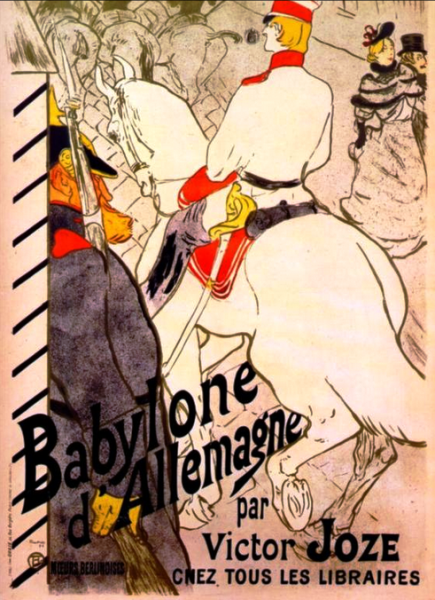 Main Product Photo of Babylon German Painting by Henri De Toulouse-Lautrec