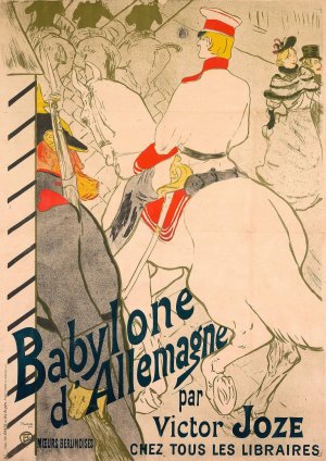 Babylone d'Allemagne by Henri De Toulouse-Lautrec Oil Painting