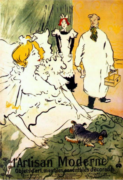 Main Product Photo of Craftsman Modern Painting by Henri De Toulouse-Lautrec