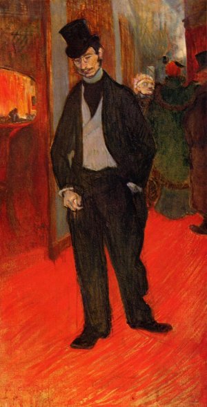 Dr. Gabriel Tapie de Celeyran Oil painting by Henri De Toulouse-Lautrec