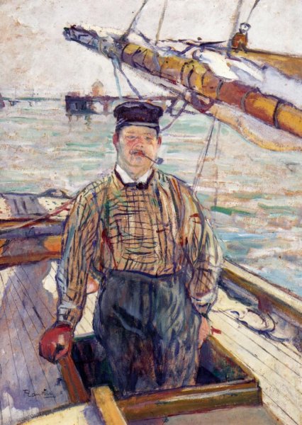 Main Product Photo of Emile Davoust Painting by Henri De Toulouse-Lautrec