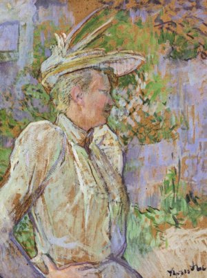 Gabrielle the Dancer by Henri De Toulouse-Lautrec Oil Painting