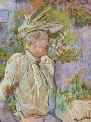 Gabrielle the Dancer Oil painting by Henri De Toulouse-Lautrec