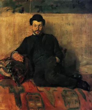 Gustave Lucien Dennery by Henri De Toulouse-Lautrec Oil Painting