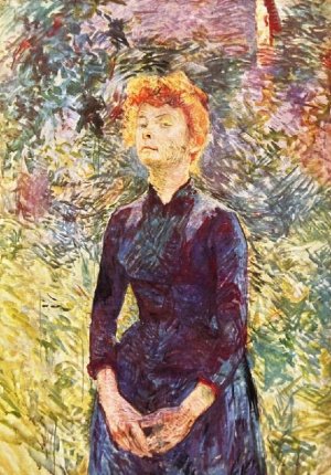 In Batignolles... by Henri De Toulouse-Lautrec Oil Painting