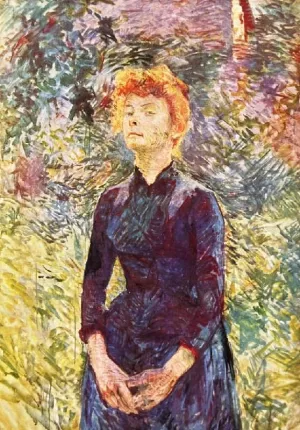 In Batignolles... Oil painting by Henri De Toulouse-Lautrec
