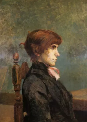 Jeanne Wenz Oil painting by Henri De Toulouse-Lautrec