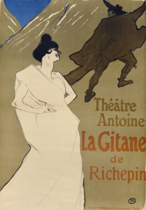 La Gitane by Henri De Toulouse-Lautrec Oil Painting