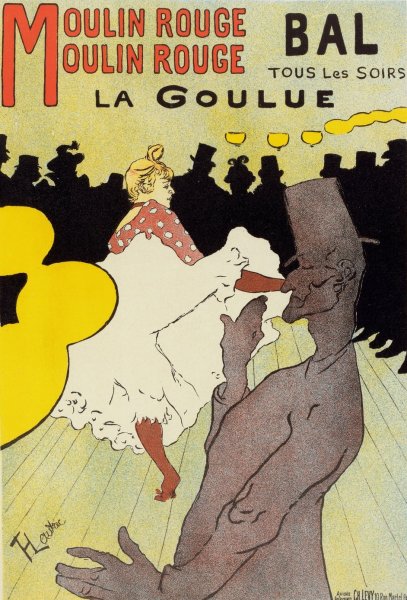 La Goulue  by Henri De Toulouse-Lautrec - Hand-Painted Oil Painting Reproduction