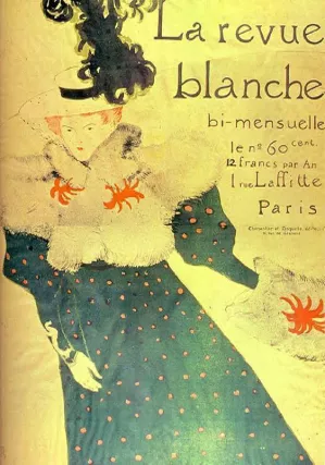 La Revue Blanche painting by Henri De Toulouse-Lautrec
