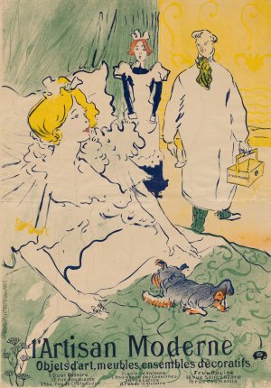L'artisan Moderne by Henri De Toulouse-Lautrec Oil Painting
