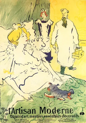 L'artisdan Moderne painting by Henri De Toulouse-Lautrec