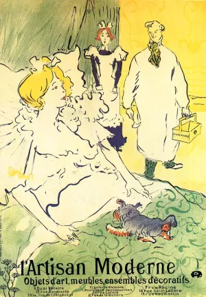 L'artisdan Moderne by Henri De Toulouse-Lautrec Oil Painting