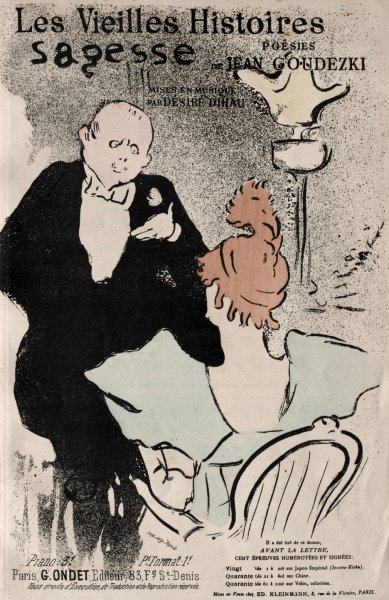 Les Vieilles Histoires, Sagesse  by Henri De Toulouse-Lautrec - Hand-Painted Oil Painting Reproduction