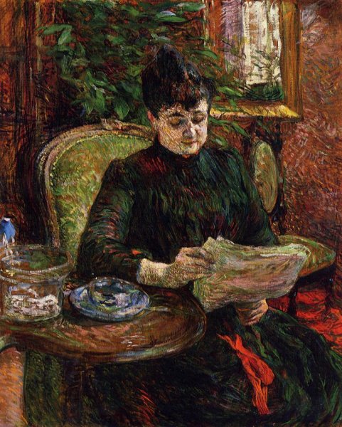 Madame Aline Gibert by Henri De Toulouse-Lautrec - Hand-Painted Oil Painting Reproduction