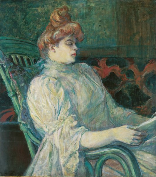 Madame Marthe X―Bordeaux by Henri De Toulouse-Lautrec - Hand-Painted Oil Painting Reproduction