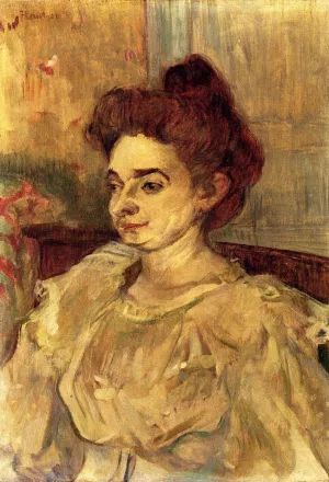 Mademoiselle Beatrice Tapie de Celeyran painting by Henri De Toulouse-Lautrec