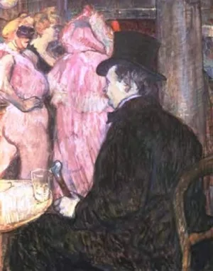 Maxime de Thomas at the Opera Ball by Henri De Toulouse-Lautrec Oil Painting