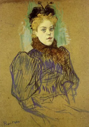 May Milton Oil painting by Henri De Toulouse-Lautrec