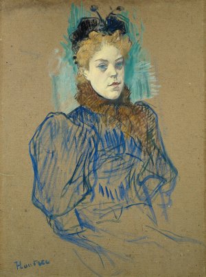 May Milton by Henri De Toulouse-Lautrec Oil Painting
