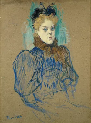 May Milton by Henri De Toulouse-Lautrec Oil Painting