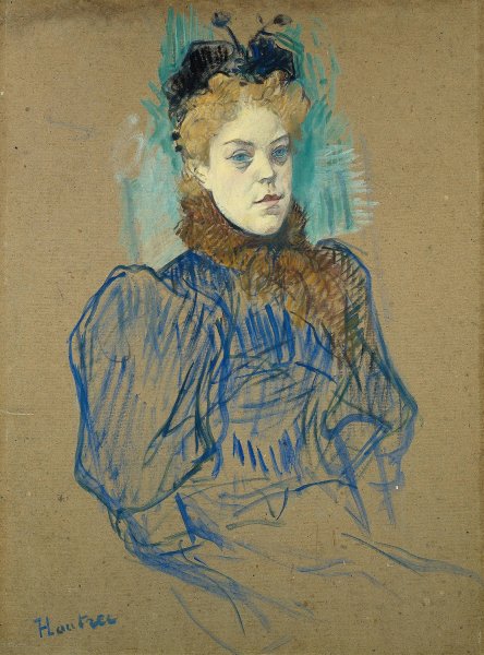 Main Product Photo of May Milton  Painting by Henri De Toulouse-Lautrec