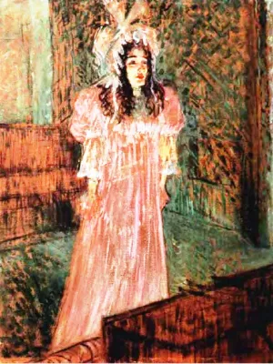 Miss May Belfort by Henri De Toulouse-Lautrec Oil Painting