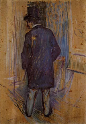 Monsieur Louis Pascal from the Rear Oil painting by Henri De Toulouse-Lautrec