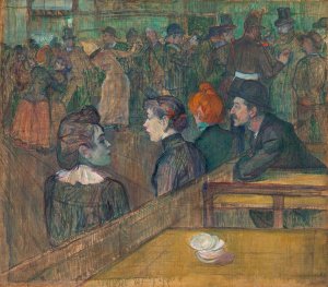 Moulin de la Galette by Henri De Toulouse-Lautrec Oil Painting