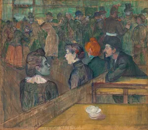 Moulin de la Galette by Henri De Toulouse-Lautrec Oil Painting