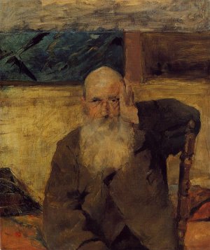 Old Man at Celeyran by Henri De Toulouse-Lautrec Oil Painting