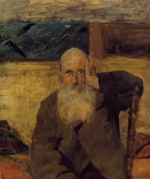 Old Man at Celeyran by Henri De Toulouse-Lautrec Oil Painting