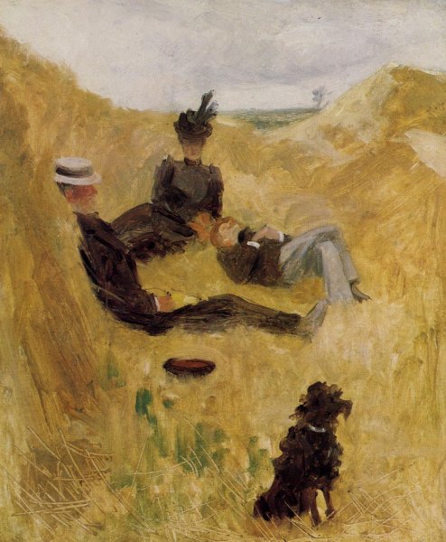 Main Product Photo of Party in the Country Painting by Henri De Toulouse-Lautrec