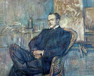 Paul Leclercq by Henri De Toulouse-Lautrec Oil Painting