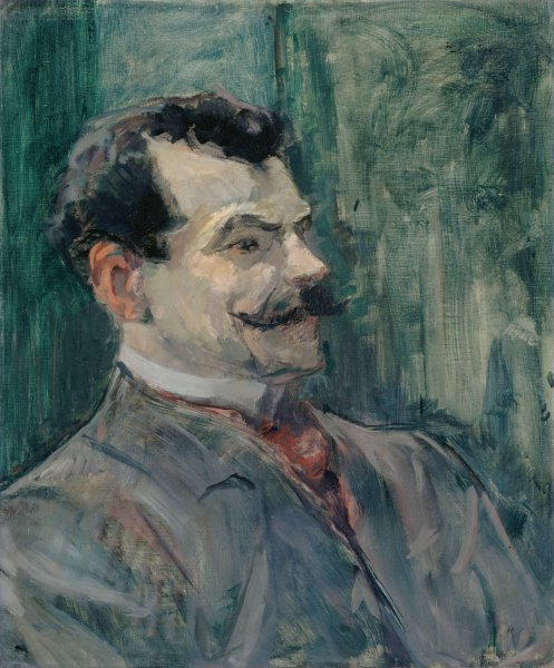 Main Product Photo of Portrait de Andre Rivoire  Painting by Henri De Toulouse-Lautrec