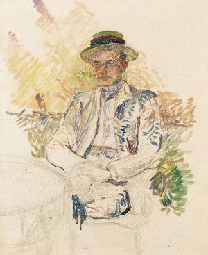 Portrait De Louis Pascal by Henri De Toulouse-Lautrec Oil Painting
