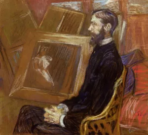 Portrait of Georges-Henri Manuel by Henri De Toulouse-Lautrec Oil Painting