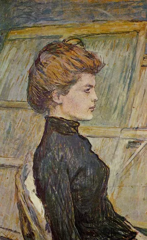 Portrait of Helen Detail Oil painting by Henri De Toulouse-Lautrec