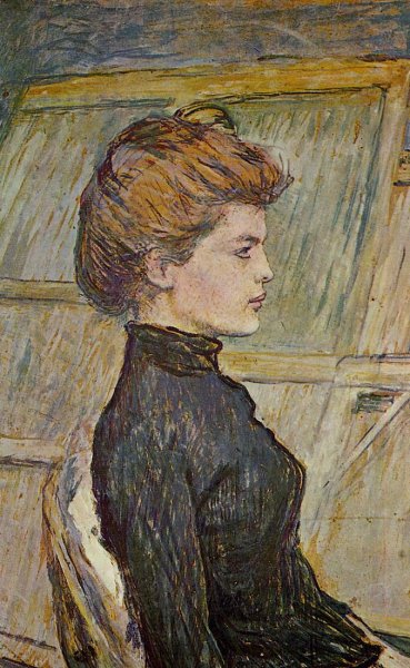 Portrait of Helen Detail by Henri De Toulouse-Lautrec - Hand-Painted Oil Painting Reproduction